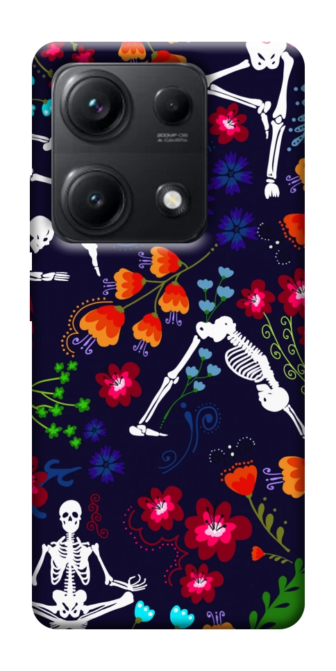 Чехол Yoga skeletons для Xiaomi Redmi Note 14S