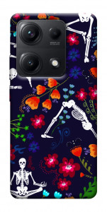 Чехол Yoga skeletons для Xiaomi Redmi Note 14S