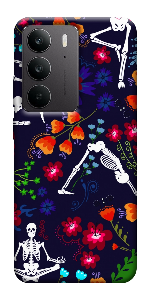 Чехол Yoga skeletons для Realme C75