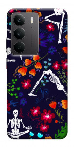 Чехол Yoga skeletons для Realme C75