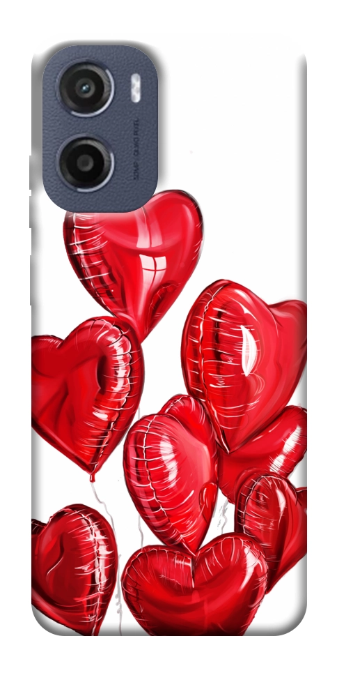 Чехол Heart balloons для Motorola Moto E15