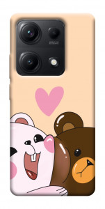 Чехол Медвежата для Xiaomi Redmi Note 14S