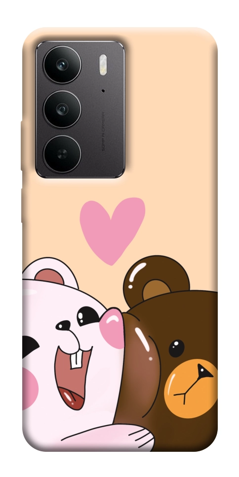 Чехол Медвежата для Realme C75