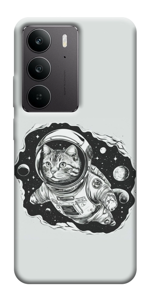 Чехол Кот космонавт для Realme C75