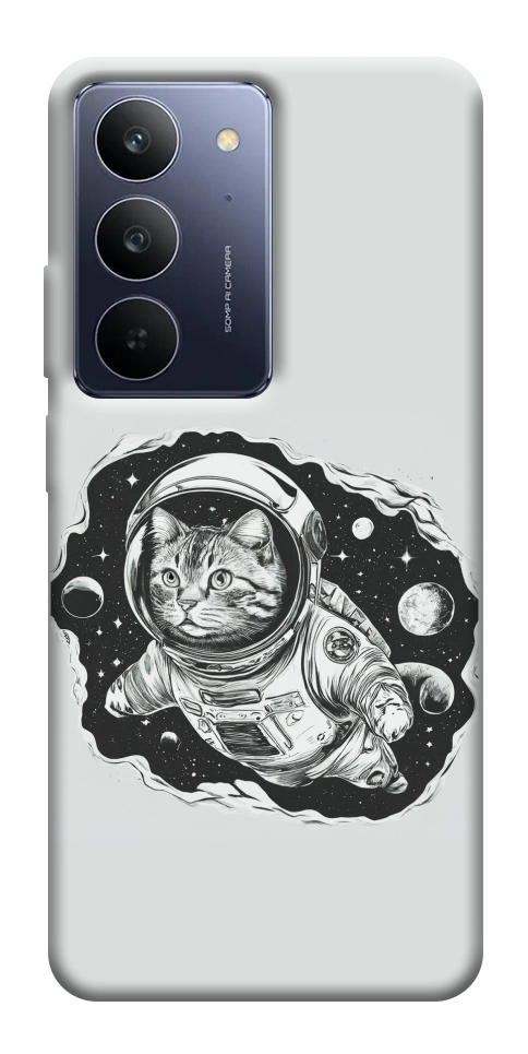 Чехол Кот космонавт для Realme C75x