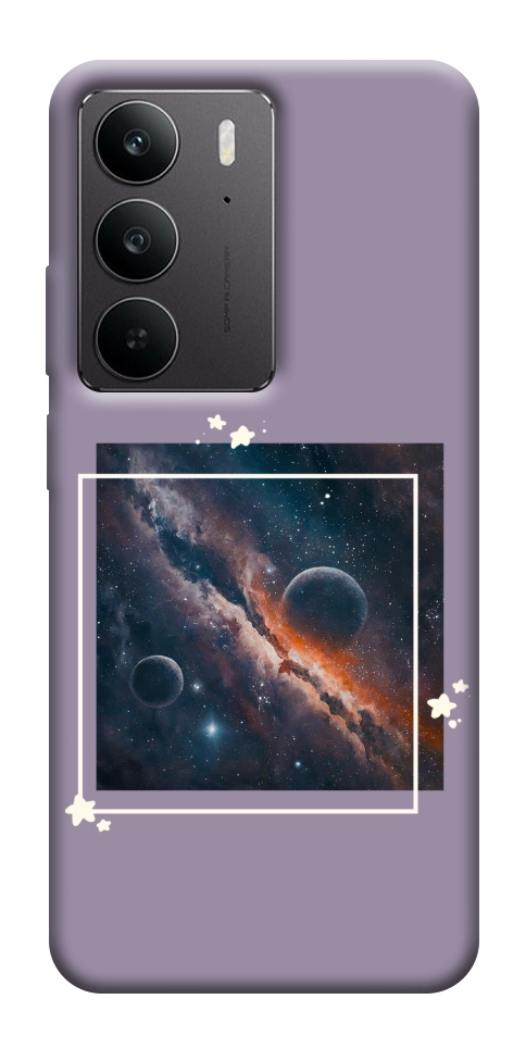 Чехол Космос в квадрате для Realme C75