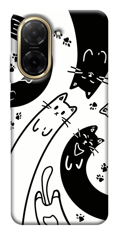 Чехол Черно-белые коты для Xiaomi Redmi A5