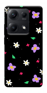 Чехол Цветы и лепестки для Xiaomi Redmi Note 14S
