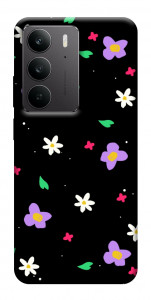 Чехол Цветы и лепестки для Realme C75