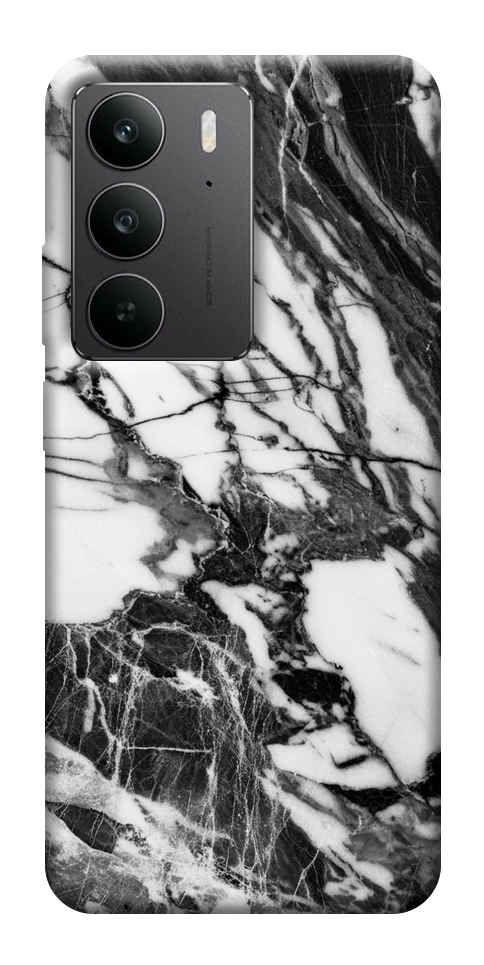 Чехол Calacatta black marble для Realme C75