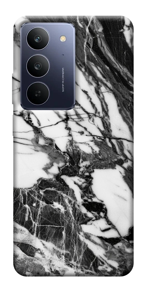 Чехол Calacatta black marble для Realme C75x