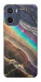 Чехол Радужный мрамор для Motorola Moto E15