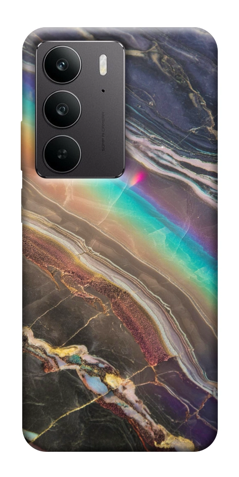 Чехол Радужный мрамор для Realme C75