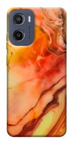 Чехол Красный коралл мрамор для Motorola Moto G05
