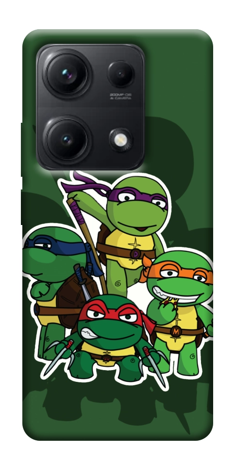 Чохол Green turtles для Xiaomi Redmi Note 14S