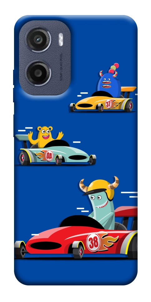 Чехол Монстры и машинки для Motorola Moto E15