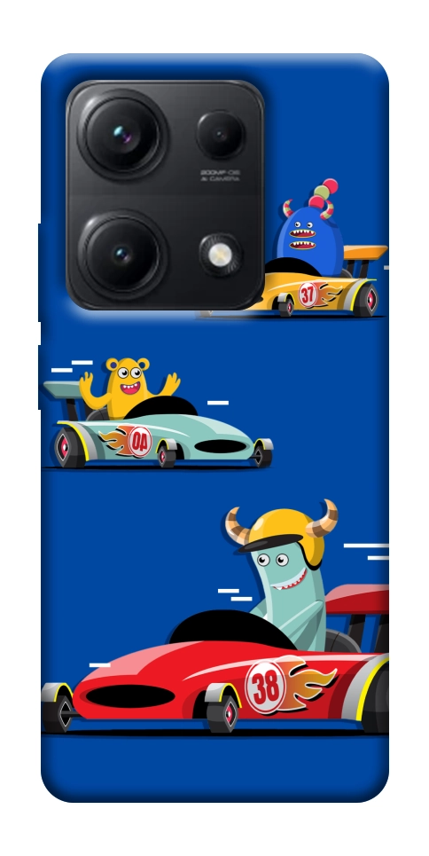Чехол Монстры и машинки для Xiaomi Redmi Note 14S
