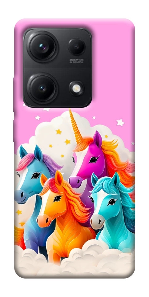 Чехол Пони в облаках для Xiaomi Redmi Note 14S