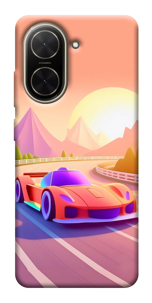 Чохол Машинка на заході сонця для Xiaomi Poco C71