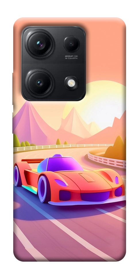 Чехол Машинка на закате для Xiaomi Redmi Note 14S