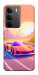 Чехол Машинка на закате для Realme C75