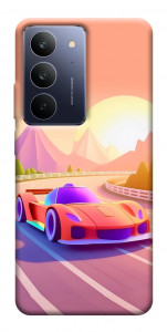 Чехол Машинка на закате для Realme C75x