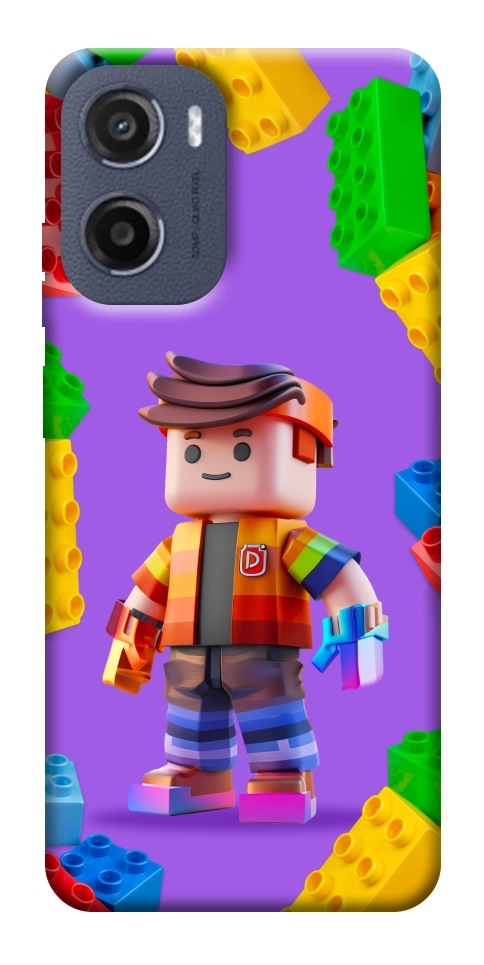 Чохол Colorful constructor для Motorola Moto E15