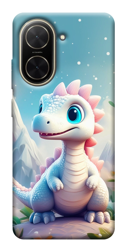Чохол Білий дракоша для Xiaomi Poco C71