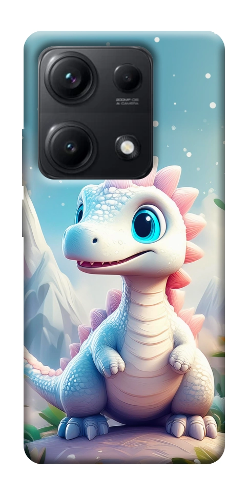 Чехол Белый дракоша для Xiaomi Redmi Note 14S