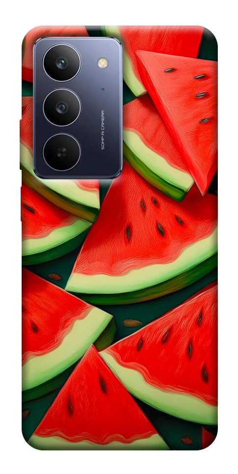 Чохол Ломтики кавуна для Realme C75x