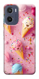 Чохол Веселе морозиво для Motorola Moto E15