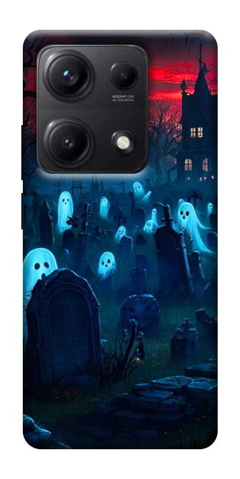 Чехол Летающие привидения для Xiaomi Redmi Note 14S