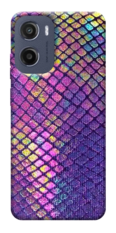 Чехол Neon snake skin для Motorola Moto E15
