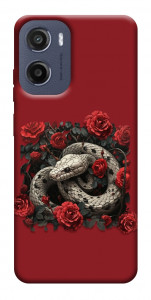 Чохол Roses snake для Motorola Moto E15
