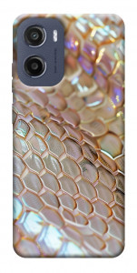 Чехол Gold snake skin для Motorola Moto G05