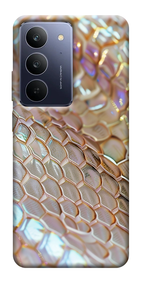 Чехол Gold snake skin для Realme C75x