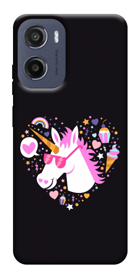 Чехол Cool unicorn для Motorola Moto E15