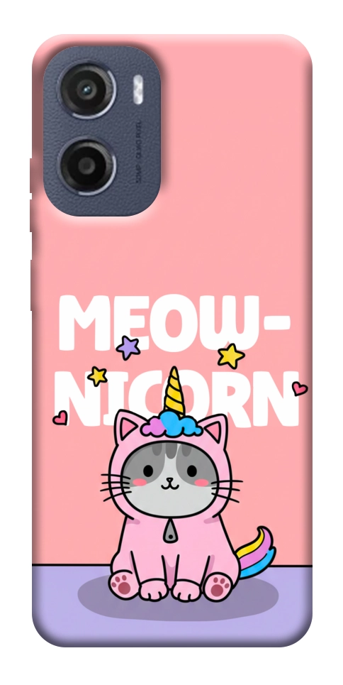 Чехол Cat unicorn для Motorola Moto E15