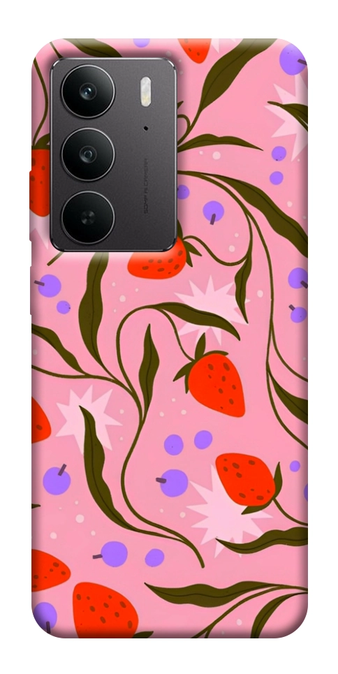 Чехол Strawberry pink для Realme C75
