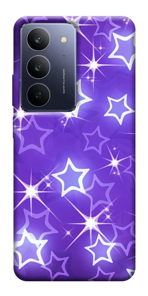 Чехол Purple sparkles для Realme C75x