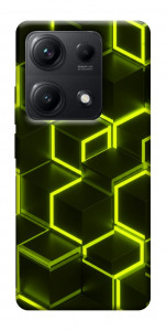 Чехол Neon hexagon для Xiaomi Redmi Note 14S