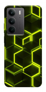 Чехол Neon hexagon для Realme C75