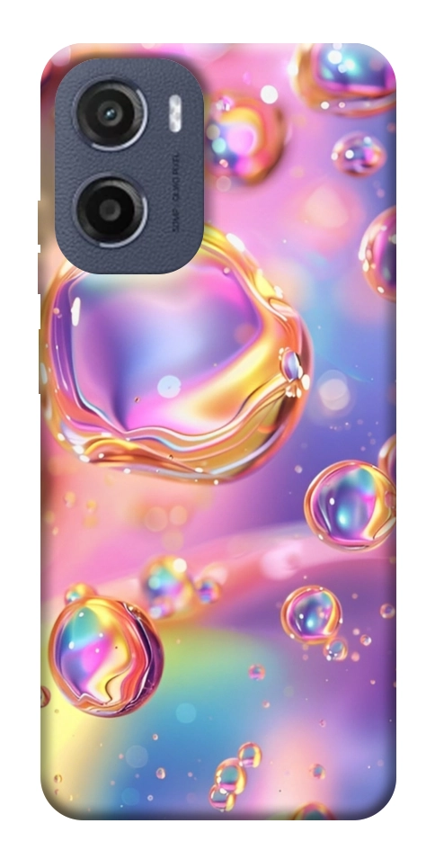 Чехол Neon bubbles для Motorola Moto E15