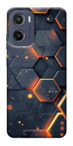 Чехол Burning hex pattern для Motorola Moto E15