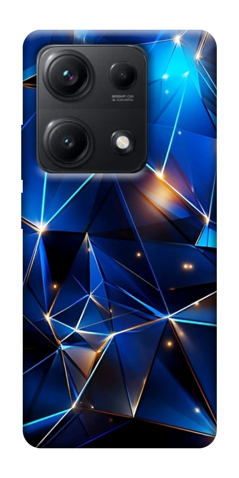 Чехол Abstract purple pattern для Xiaomi Redmi Note 14S