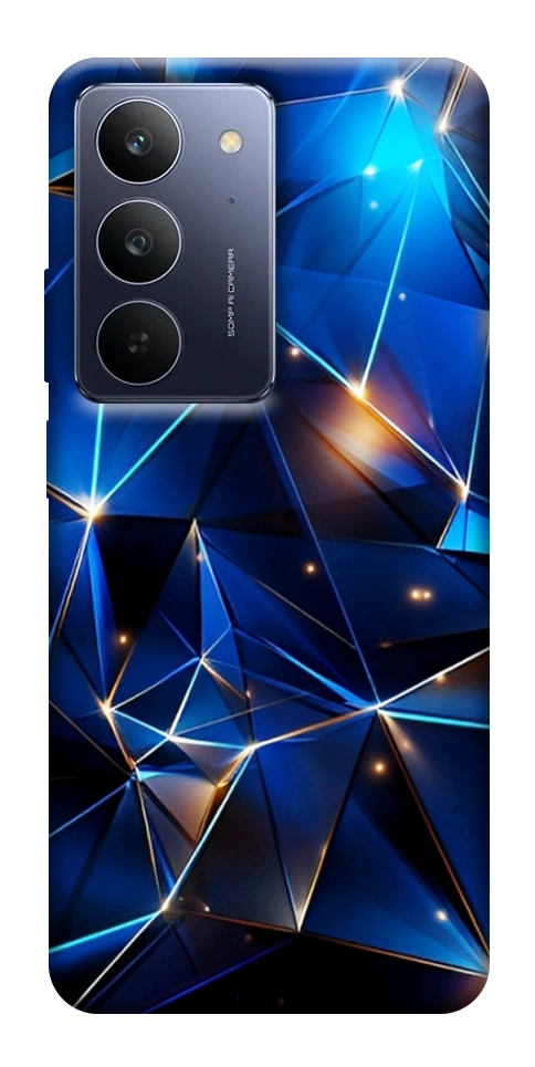 Чехол Abstract purple pattern для Realme C75x