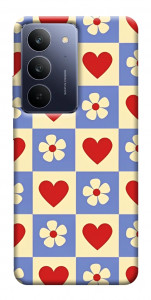 Чехол Сердечки-цветочки для Realme C75x