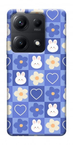 Чехол Кролики-цветочки для Xiaomi Redmi Note 14S