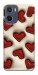 Чехол Выпуклые сердца для Motorola Moto G05