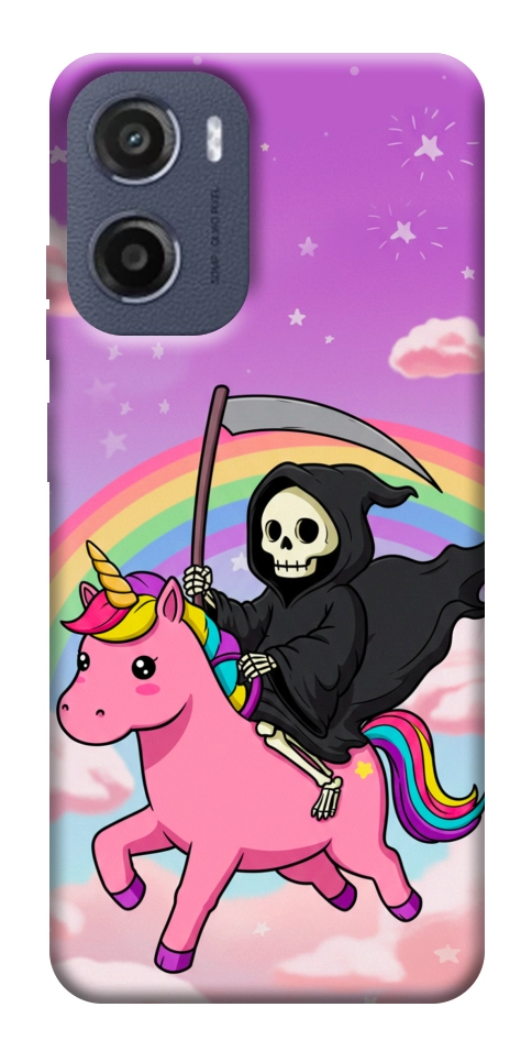 Чехол Grim reaper corn для Motorola Moto E15